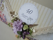 Kartka na 40 rocznicę ślubu...