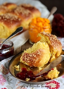 Bułeczki dyniowe na słodko