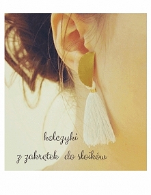 kolczyki z zakrętek do słoików