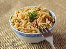 Kapusta kiszona z boczkiem na ciepło