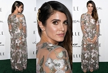 srebrne kwiatki Nikki Reed