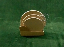 RoyalHome komplet trzech okrągłych desek z metalowymi uchwytami