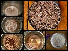 Blok ;-)
Składniki:
250 g masła
1 szlanka cukru
0,5 szklanki mleka
kakao - ja dałam dwie czubate łyżki
ok 1 paczki mleka w proszku 500 g 
herbatniki, orzechy, rodzynki
Masło, cu...