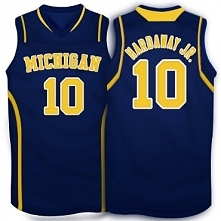 Adidas Michigan Wolverines 10 Tim Hardaway Jr. Basketball Authentic Jerseys Navy Blue