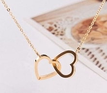 NASZYJNIK DWA ZŁOTE SERCA CELEBRYTKA
14,99 zł