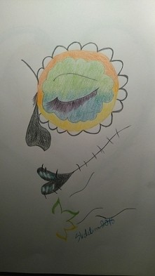 Troszkę spóźnione na Halloween - Sugar Skull 