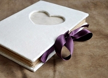 księga z sercem * biała