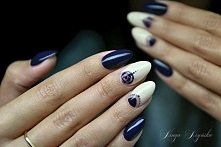 Co sądzicie o takim jesiennym zdobieniu? :) One Night In Paris i Ivory ♡