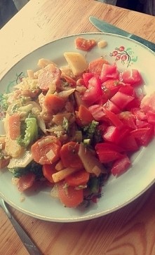 Warzywa na patelnie 264 kcal