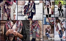 szalik w kratkę ! Która z was już go ma? Ja właśnie zabieram się za kupno takiego ale nie mogę się zdecydować, czy wole z frędzlami czy bez ;)