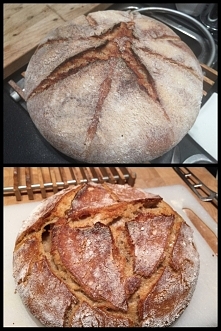 chleb pszenny na zakwasie po kursie cook up... polecam!!!