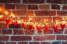 filcowe serduszka do dekoracji domu na święta