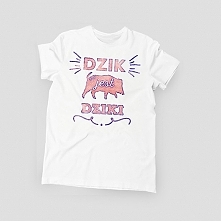 Dzik jest dziki Nova męska biała