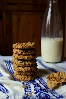 BARDZO CHRUPIĄCE CIASTKA OWSIANE ZE SŁONECZNIKIEM