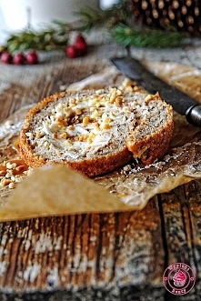 Rolada bananowa - Wypieki Beaty