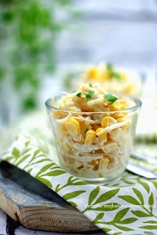 sałatka, kukurydza, seler, majonez