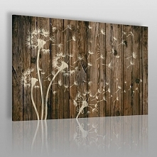 Dmuchawce na wietrze - nowoczesny obraz na płótnie