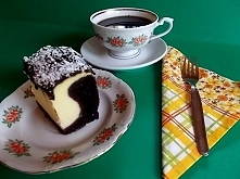 Sernik na czekoladowym spodzie...