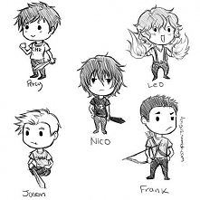Postacie z Percy'ego w wersji chibi :D