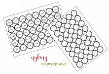 Etykiety na przyprawy do po...