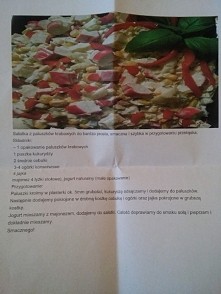 Sałatka z paluszków krabowych