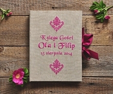 A4 personalizowana księga gości