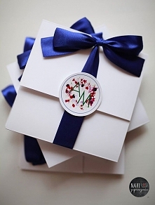 Zaproszenie białe z akcente...