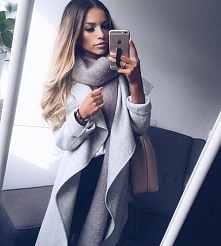 Szary płaszcz - Kliknij w z...