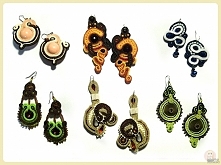 Kolczyki soutache, wzory po...