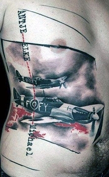war tattoo airplanes