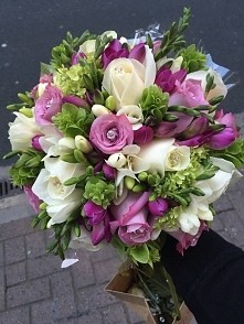 zrobiony przeze mnie bukiet...