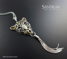 Srebrny wisiorek - GEPARD