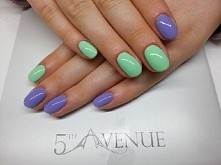 Paznokcie żelowe + Blue Sky...