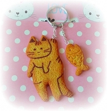 Brelok ciasteczkowy kot