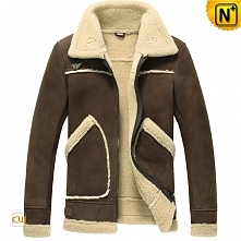 CWMALLS® Men Sheepskin Shearling Jacket CW878115