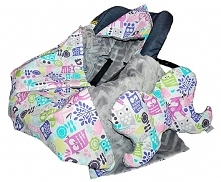 Kocyk do fotelika + podusia + GRATIS