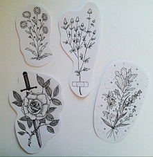 wzory kwiatowe na torbę czy koszulkę 