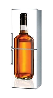 Mata magnetyczna na lodówkę - Butelka whiskey 4289