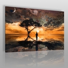 Widnokrąg wzruszeń - nowoczesny obraz do sypialni