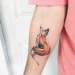 animal tattoo fox