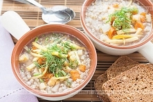 Krupnik z warzywami i rzeżuchą  Iwony