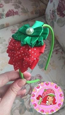 opaska ręcznie wykonana kanzashi. zapraszam do składania zamówień :-)