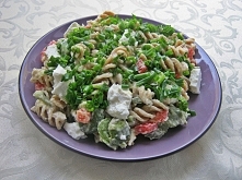 Sałatka z bobem i serem feta