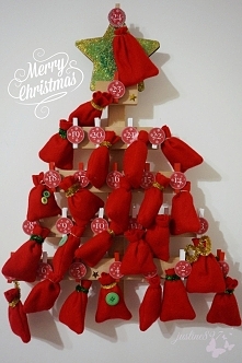 Kalendarz adwentowy DIY - c...