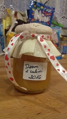 Pierwszy dżem z cukinii. Przepis z gazety (niestety nie pamiętam której).