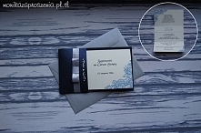 Zaproszenia na Chrzest Święty w perłowym etui