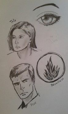 Fanart o tematyce filmu oraz trylogii "Niezgodna" by myself
❤
Be brave <4