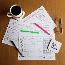 Planner prezentów świątecznych do pobrania