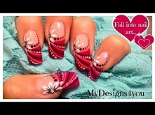 Abstract Floral Nail Art Design | Pink Design for Long Nails ♥ Абстрактный Цветочный Дизайн Ногтей