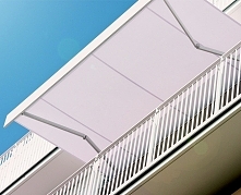 Markizy z akant idealne na balkon lub taras.